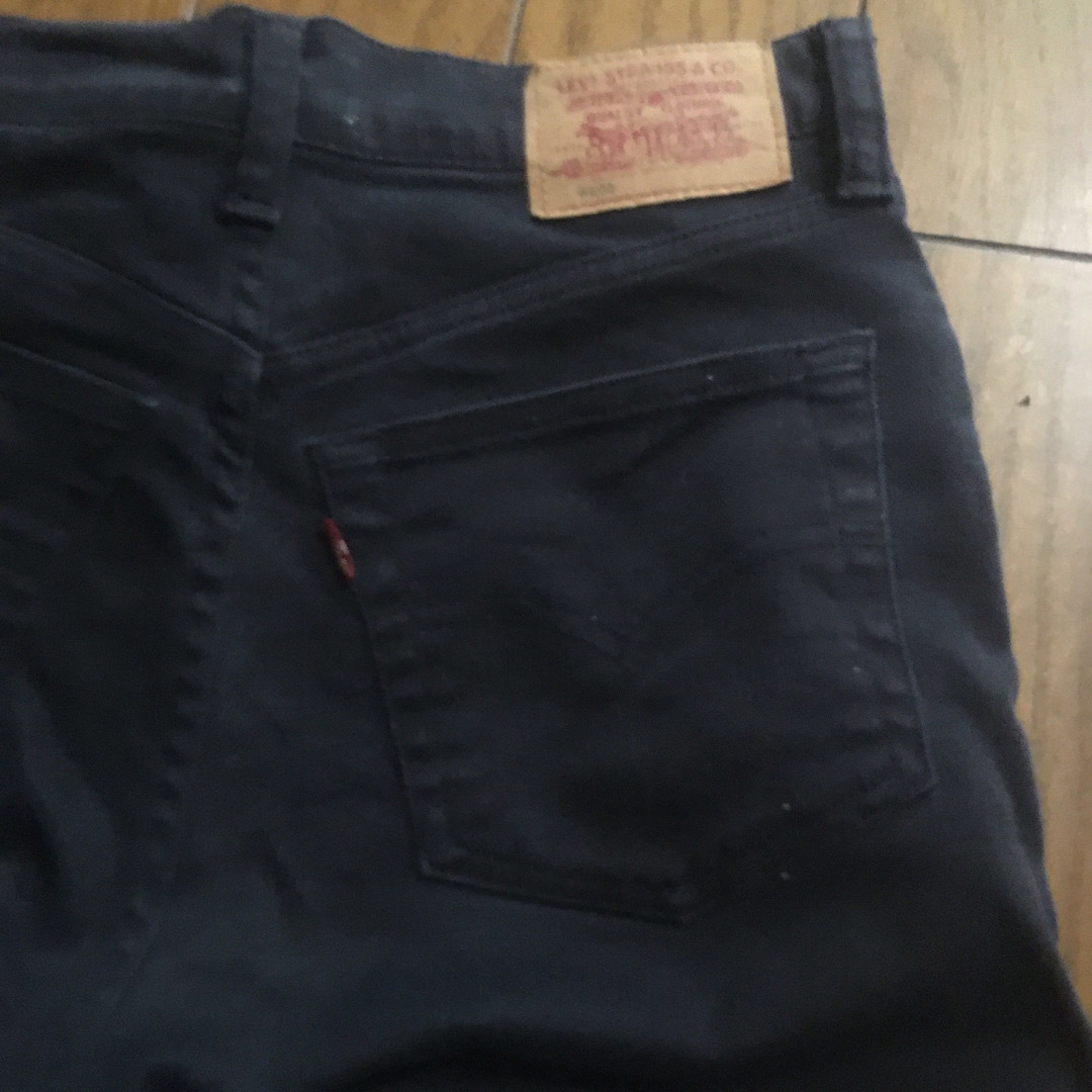 Levi's(リーバイス)のリーバイス 505コットンパンツ ブラック レディースのパンツ(デニム/ジーンズ)の商品写真