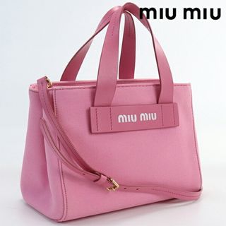 ミュウミュウ MIUMIU トートバッグ レディース 5BA176 ZKI F0410 カナパ トートバッグ