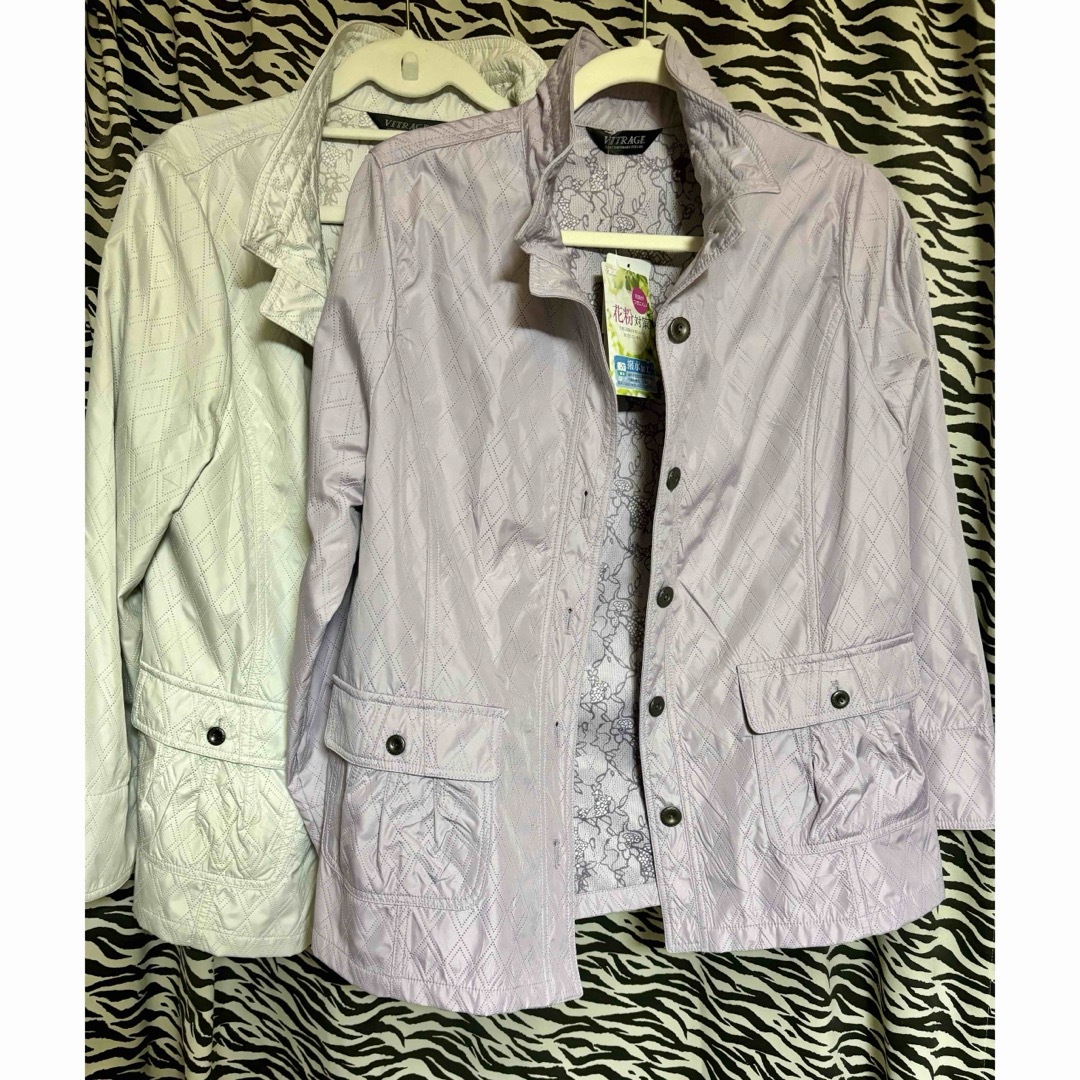2点セット同形・ 新品Lサイズ 花粉対策・撥水加工ジャケット レディースのジャケット/アウター(スプリングコート)の商品写真