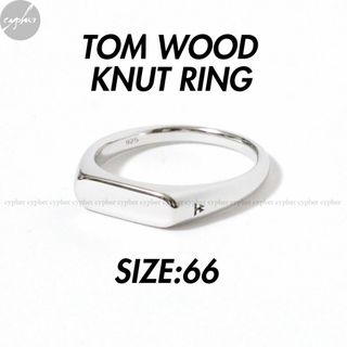 トムウッド(TOM WOOD)の66 24号 新品 トムウッド Knut リング シルバー クヌート シグネット(リング(指輪))