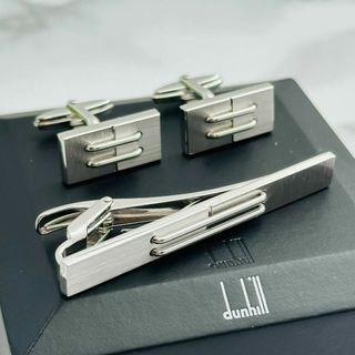 ダンヒル(Dunhill)のダンヒル　dunhill ネクタイピン　カフス　セット　タイバー　925 箱付き(ネクタイピン)