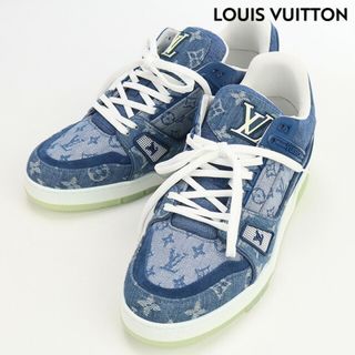 ルイヴィトン(LOUIS VUITTON)のルイヴィトン LOUIS VUITTON スニーカー メンズ 1A7S4Z モノグラムデニム LVトレイナー・ライン スニーカー(スニーカー)