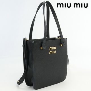 ミュウミュウ(miumiu)のミュウミュウ MIUMIU ハンドバッグ レディース 5BA231 2WAY トートバッグ(ハンドバッグ)