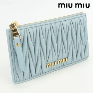 ミュウミュウ MIUMIU カードケース レディース 5MB006 N88 F0012 マテラッセ レザー カードケース