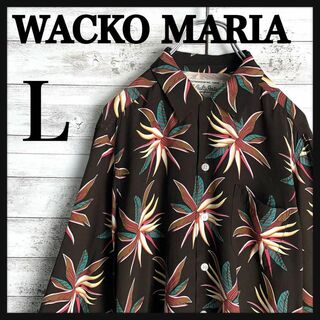 WACKO MARIA - 9573【人気Lサイズ】ワコマリア☆総柄デザイン長袖シャツ　入手困難　美品