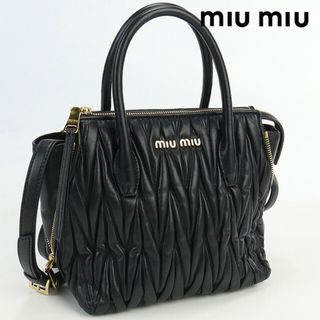 ミュウミュウ(miumiu)のミュウミュウ MIUMIU ハンドバッグ レディース 5BA003 マテラッセ 2WAYハンドバッグ(ハンドバッグ)