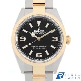 ロレックス(ROLEX)のロレックス エクスプローラーI 124273 ブラック ランダム番 メンズ 中古 腕時計(腕時計(アナログ))