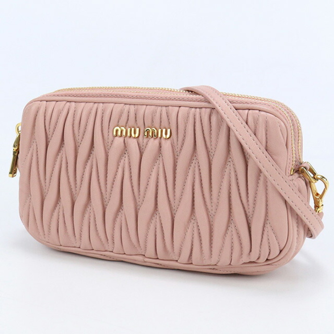 miumiu(ミュウミュウ)のミュウミュウ MIUMIU(OUTLET) 斜め掛け ショルダーバッグ レディース 5ZH011 マテラッセ 2WAYショルダーバッグ レディースのバッグ(ショルダーバッグ)の商品写真