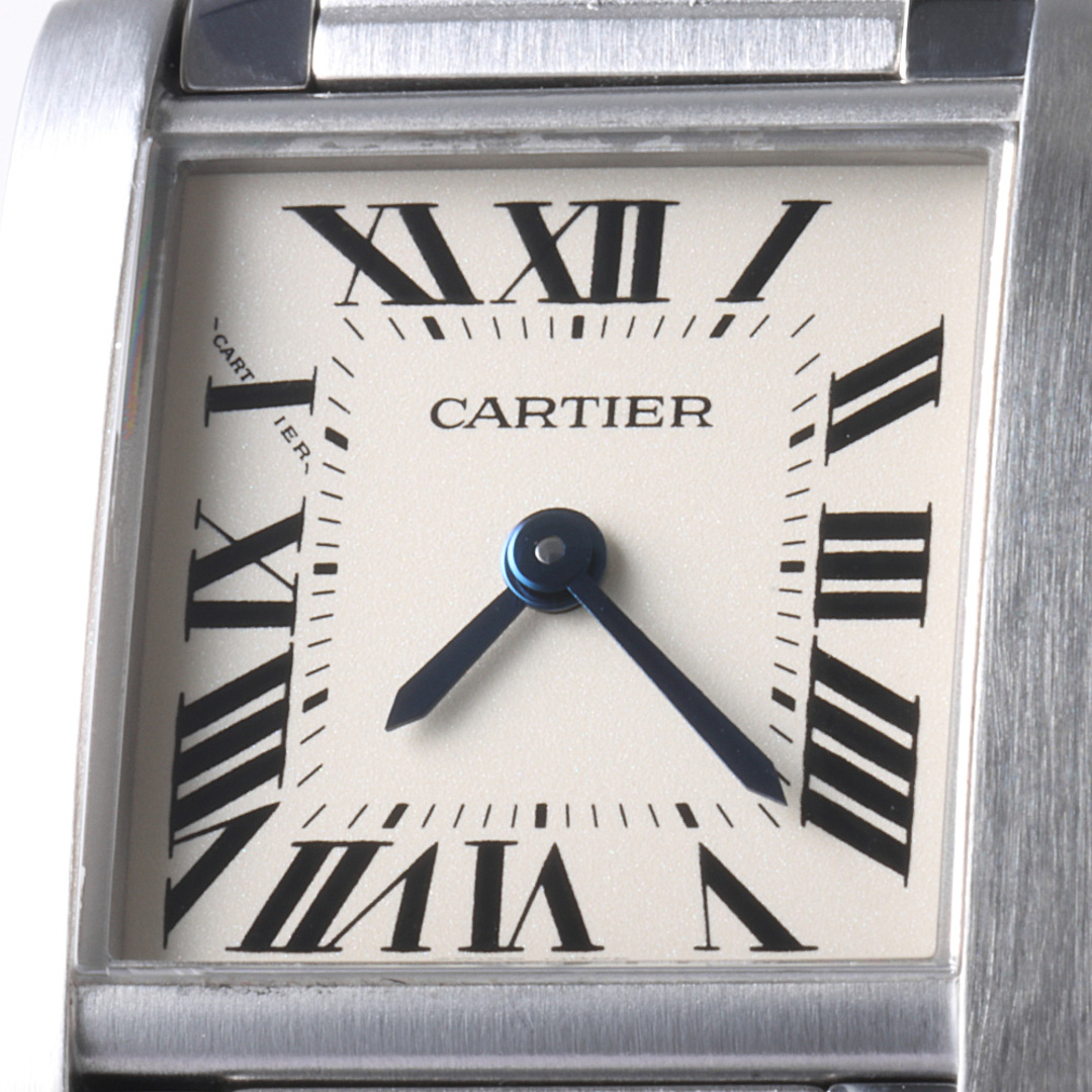 Cartier(カルティエ)のカルティエ タンクフランセーズ SM W51008Q3 レディース 中古 腕時計 レディースのファッション小物(腕時計)の商品写真