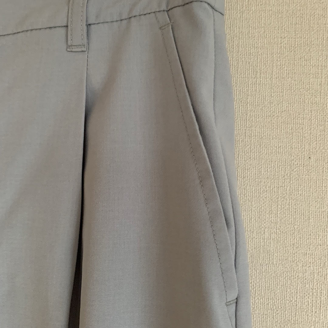 ローリーズファーム L スラックス ワイドパンツ カジュアルパンツ 薄手 古着 レディースのパンツ(カジュアルパンツ)の商品写真