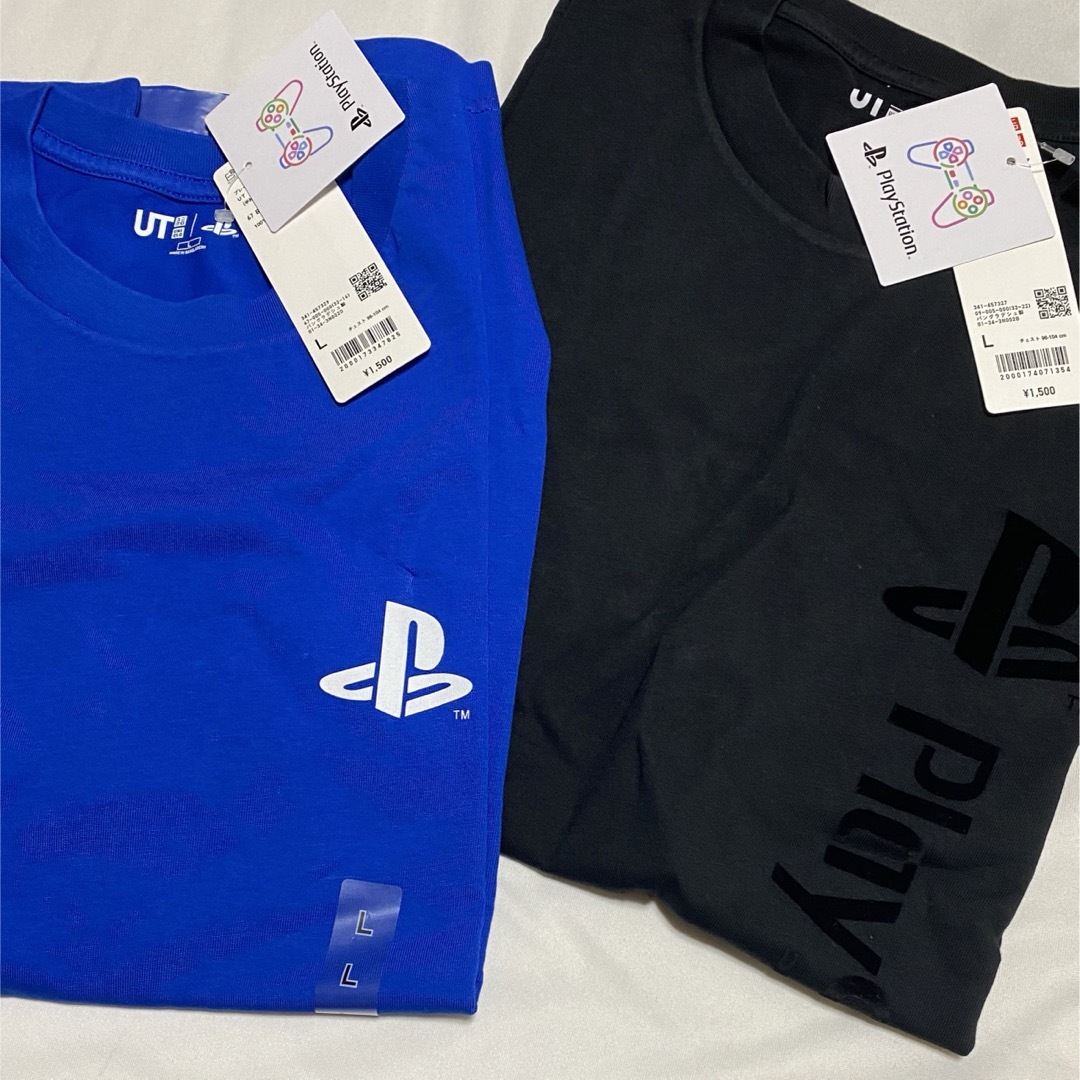 UNIQLO(ユニクロ)のPlayStation UNIQLO Tシャツ　二枚セット　ユニクロ レディースのトップス(Tシャツ(半袖/袖なし))の商品写真