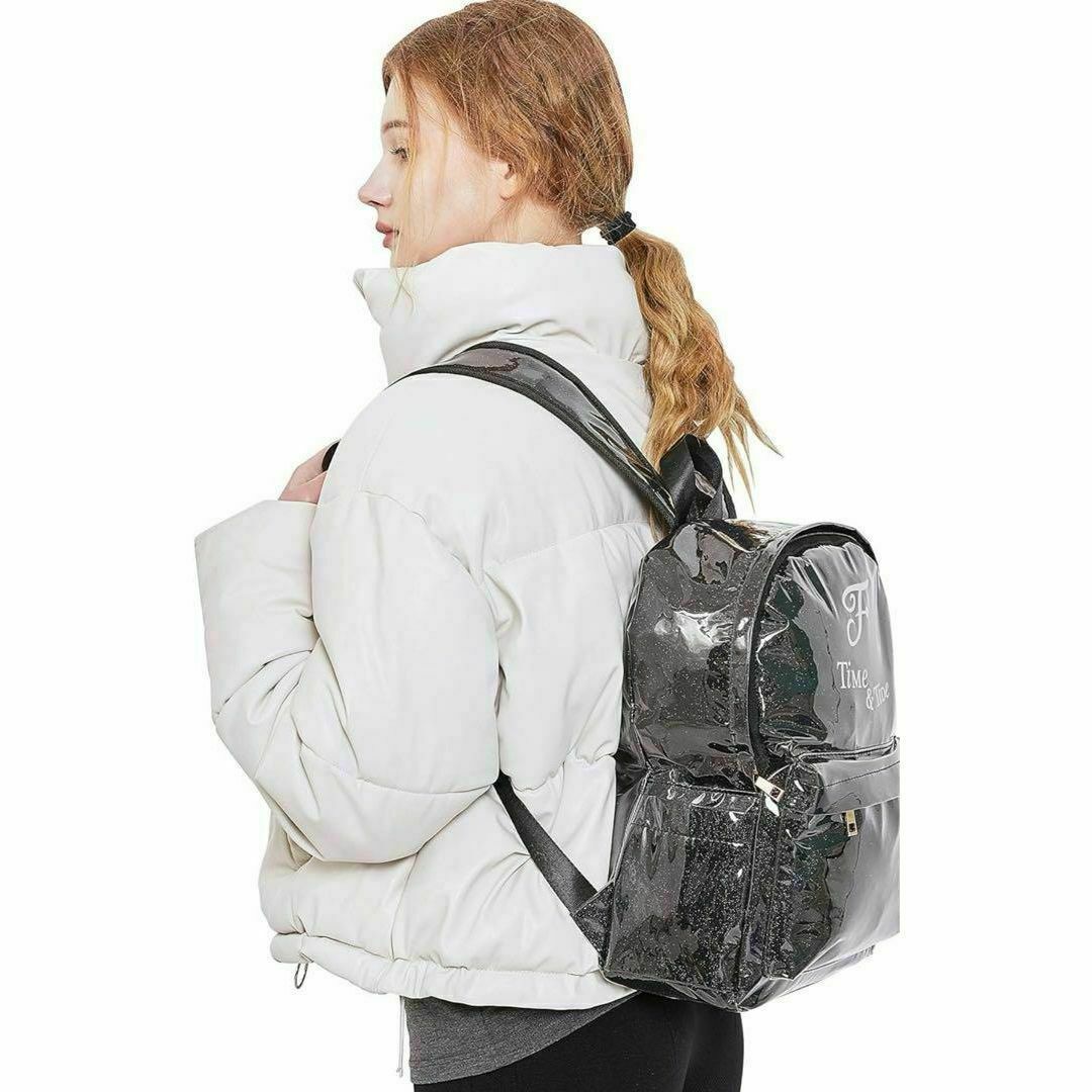 防水バック　リュック　ゴールド　ベージュ　ラメ　キッズ　男女兼用　シンプル レディースのバッグ(リュック/バックパック)の商品写真