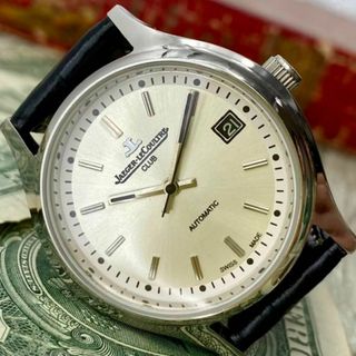 ジャガールクルト(Jaeger-LeCoultre)の【美品】ジャガールクルト メンズ腕時計 シルバー 自動巻き　ヴィンテージ(腕時計(アナログ))