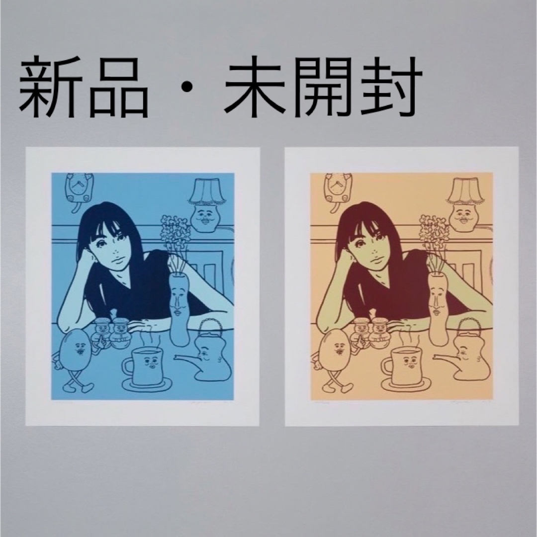 新素材新作 KYNE NONCHELEEE untitled ED100 サイン入り シルク 画材 新素材新作 KYNE NONCHELEEE untitled ED100 サイン入り シルク 画材