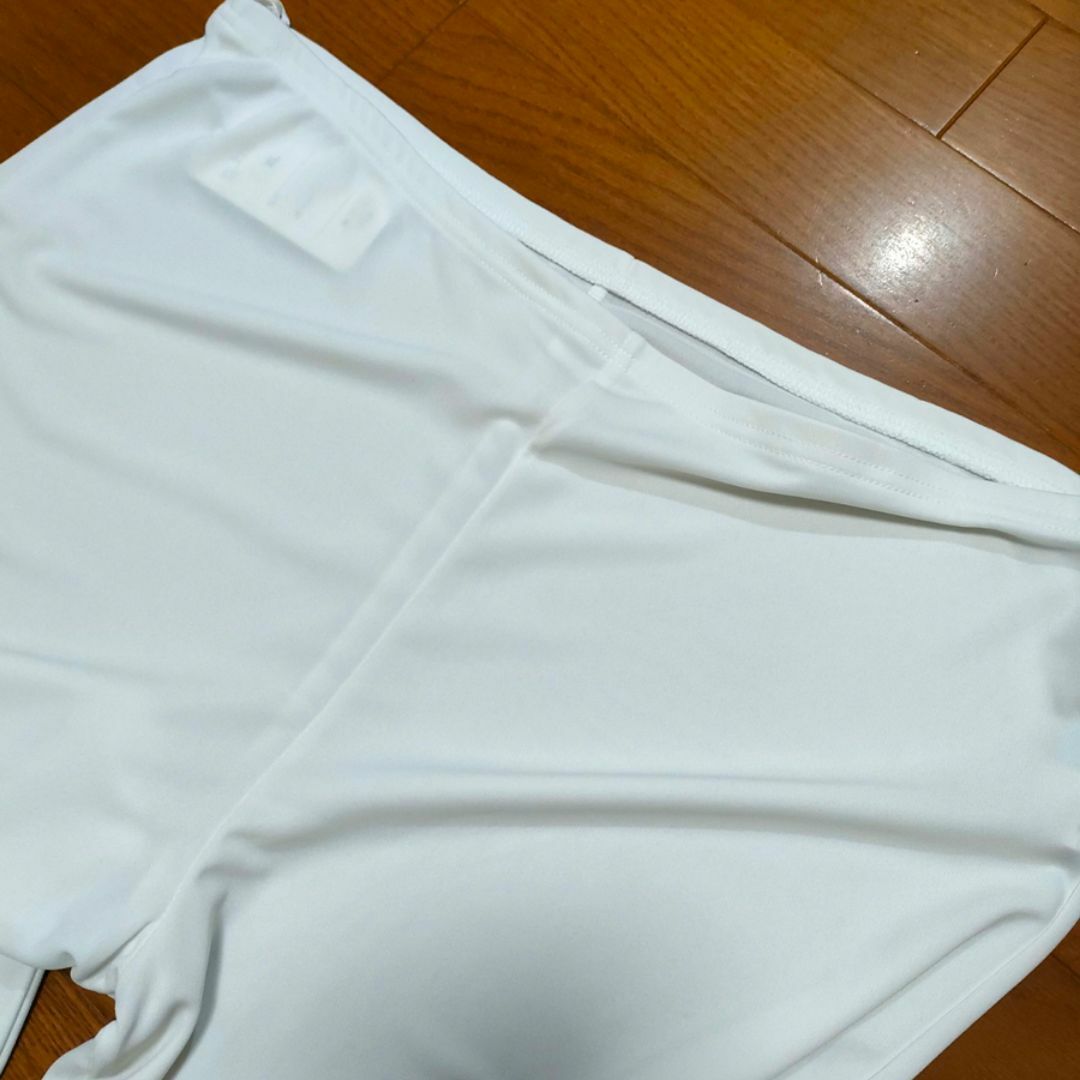 ラスト1枚 4L(3XL)ゆったりウエストゴム　ロングパンツ　WHT レディースのパンツ(その他)の商品写真