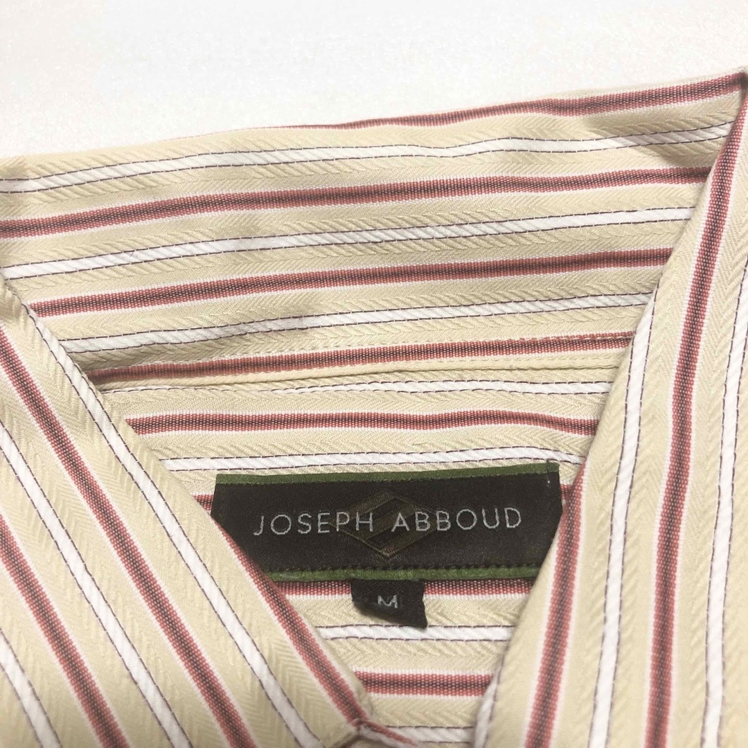 JOSEPH(ジョゼフ)の【極美品】JOSEPH ABBOUDジョセフアブード ストライプシャツ M 長袖 メンズのトップス(シャツ)の商品写真