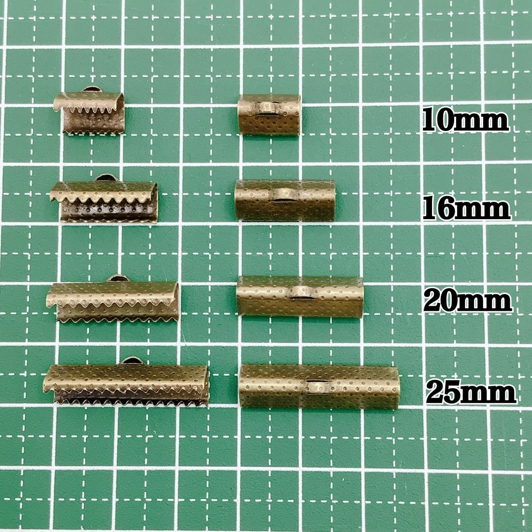 【R1966】ワニカン　アンティークゴールド　20mm　50個 ハンドメイドの素材/材料(各種パーツ)の商品写真