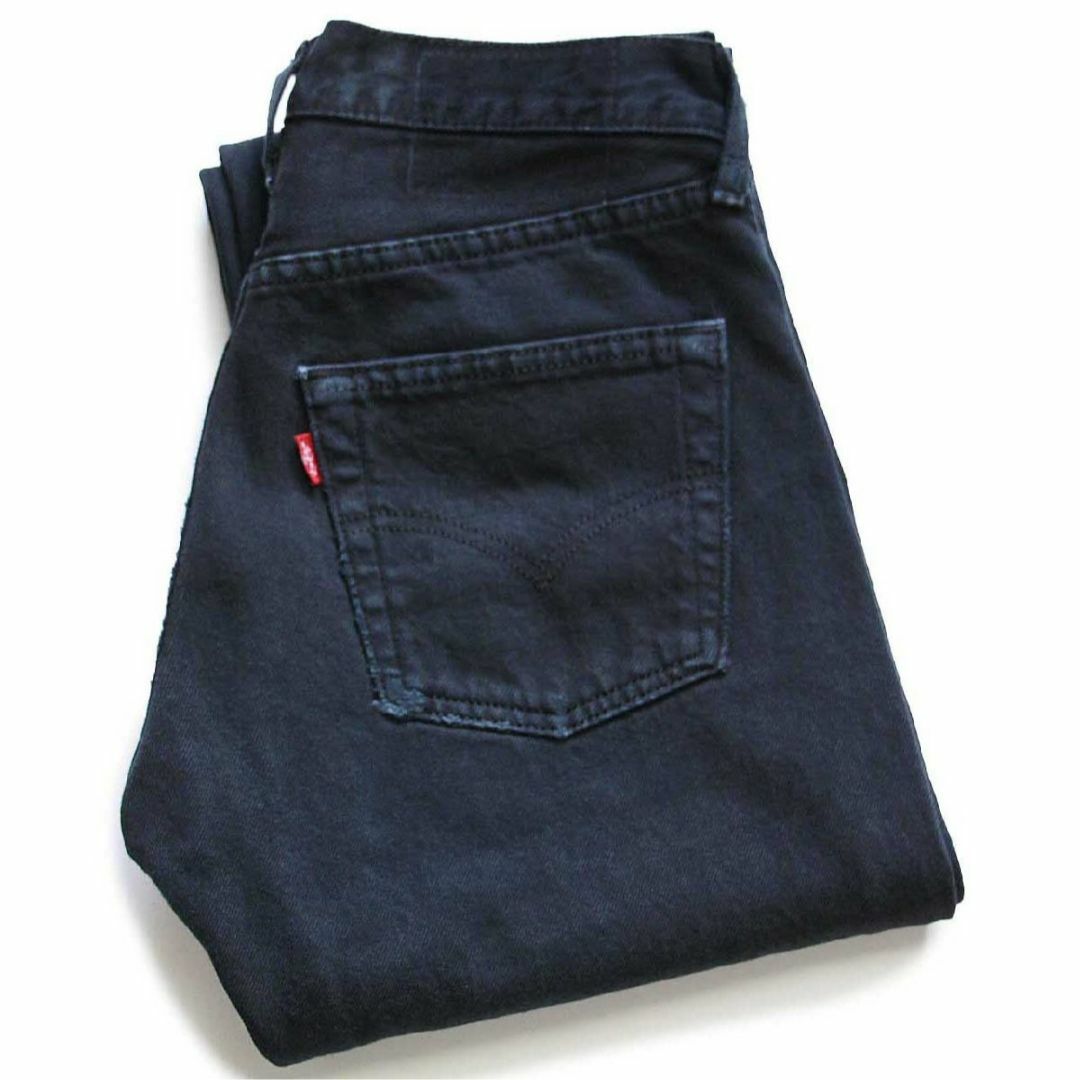 Levi's(リーバイス)の90s トルコ製 Levi'sリーバイス 501 後染め ブラック デニムパンツ w28 L32★SDP2485 ユーロ オールド ジーンズ ストレート リペア メンズのパンツ(デニム/ジーンズ)の商品写真