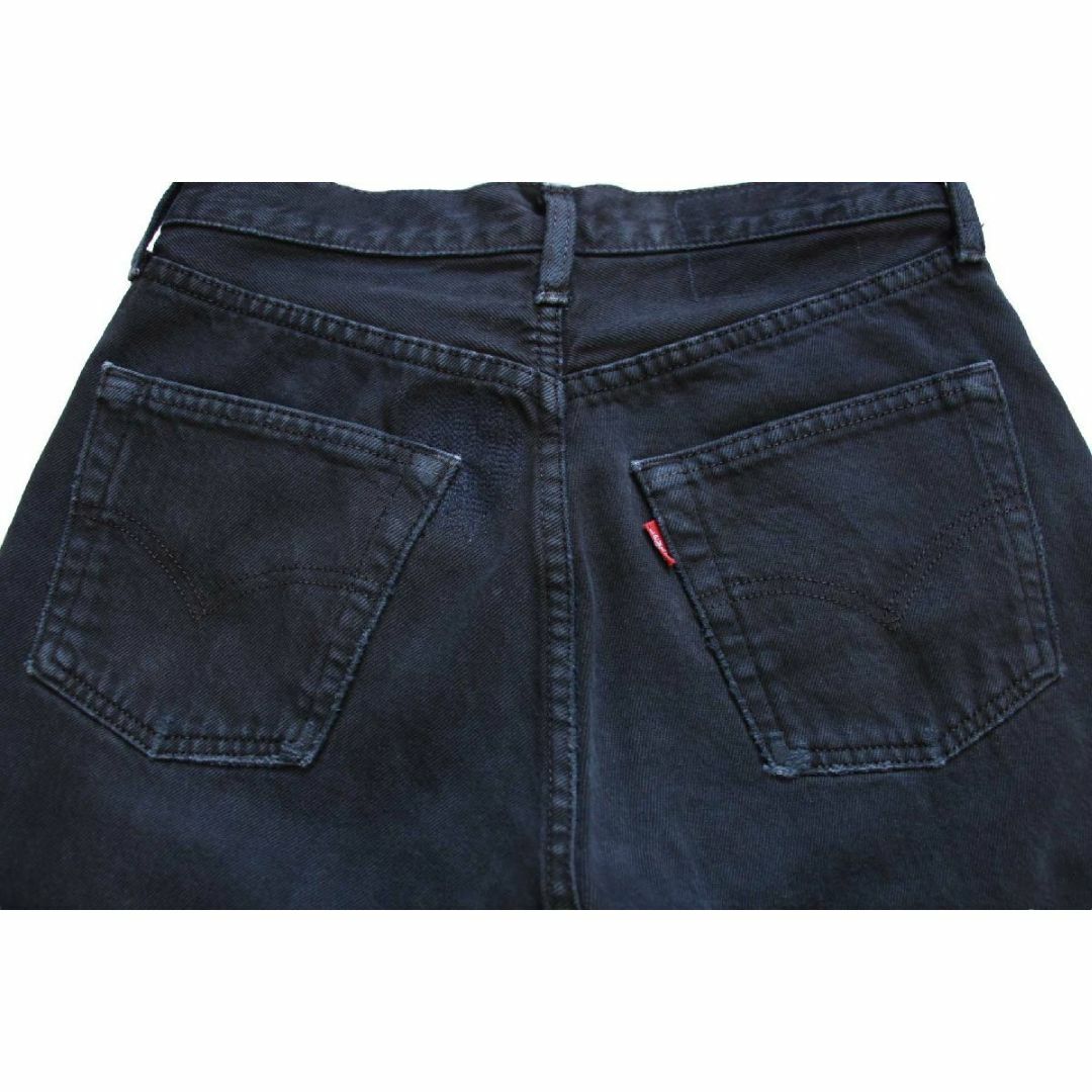 Levi's(リーバイス)の90s トルコ製 Levi'sリーバイス 501 後染め ブラック デニムパンツ w28 L32★SDP2485 ユーロ オールド ジーンズ ストレート リペア メンズのパンツ(デニム/ジーンズ)の商品写真