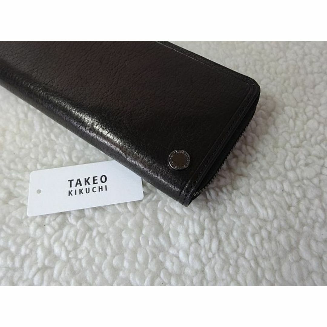 TAKEO KIKUCHI(タケオキクチ)の【新品/本物】TAKEO KIKUCHI（タケオキクチ）ファスナー長財布/黒 メンズのファッション小物(長財布)の商品写真