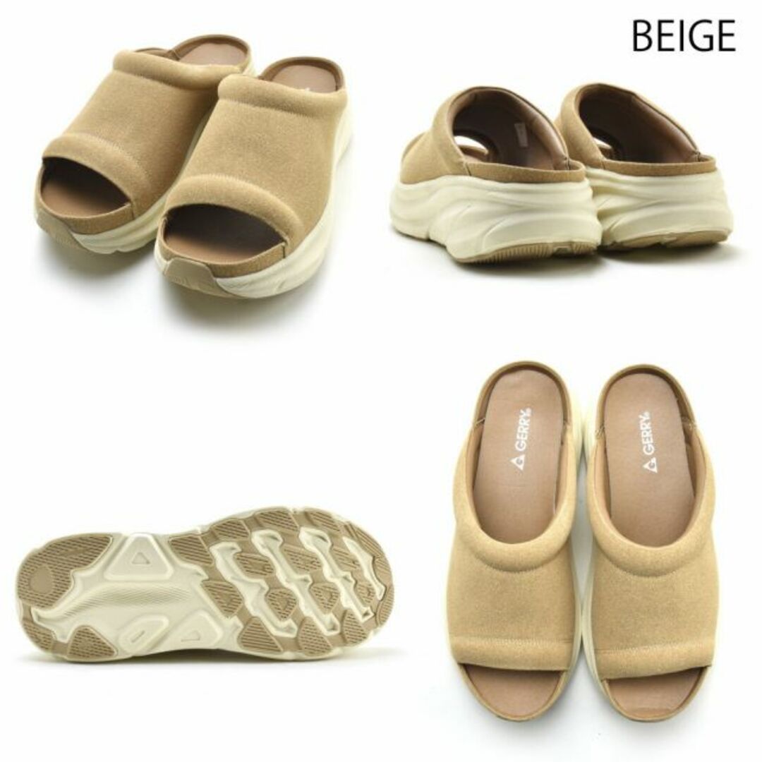 【BEIGE】ジェリー サンダル メンズ スライドサンダル アウトドア サンダル ブラック ベージュ GERRY 6577【送料無料】 メンズの靴/シューズ(サンダル)の商品写真