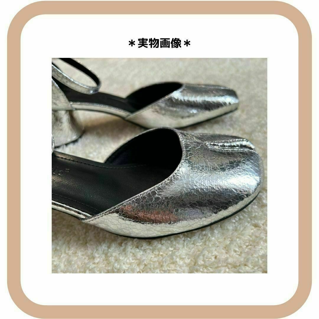 足袋パンプス チャンキーヒール 大人気 37 足袋シューズ 歩きやすい 個性的 レディースの靴/シューズ(ハイヒール/パンプス)の商品写真