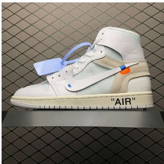 オフホワイト airJordan1 high OG ホワイト(スニーカー)