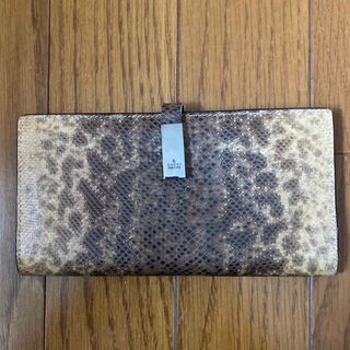 グッチ(Gucci)のGUCCI パイソン長財布(財布)