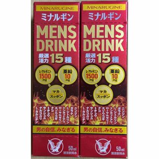 タイショウセイヤク(大正製薬)の大正製薬　ミナルギン MENS DRINK 50mL × 2点　亜鉛　マカ(その他)