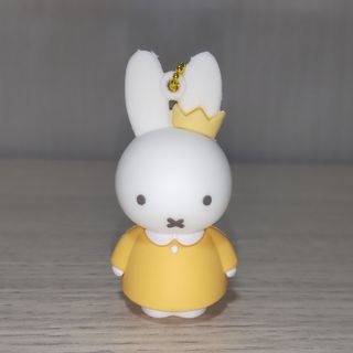 ミッフィー(miffy)のmiffy ミッフィー 立体 ラバーマスコット/オレンジ(王冠)(キーホルダー)