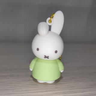 ミッフィー(miffy)のmiffy ミッフィー 立体 ラバーマスコット/きみどり(キーホルダー)