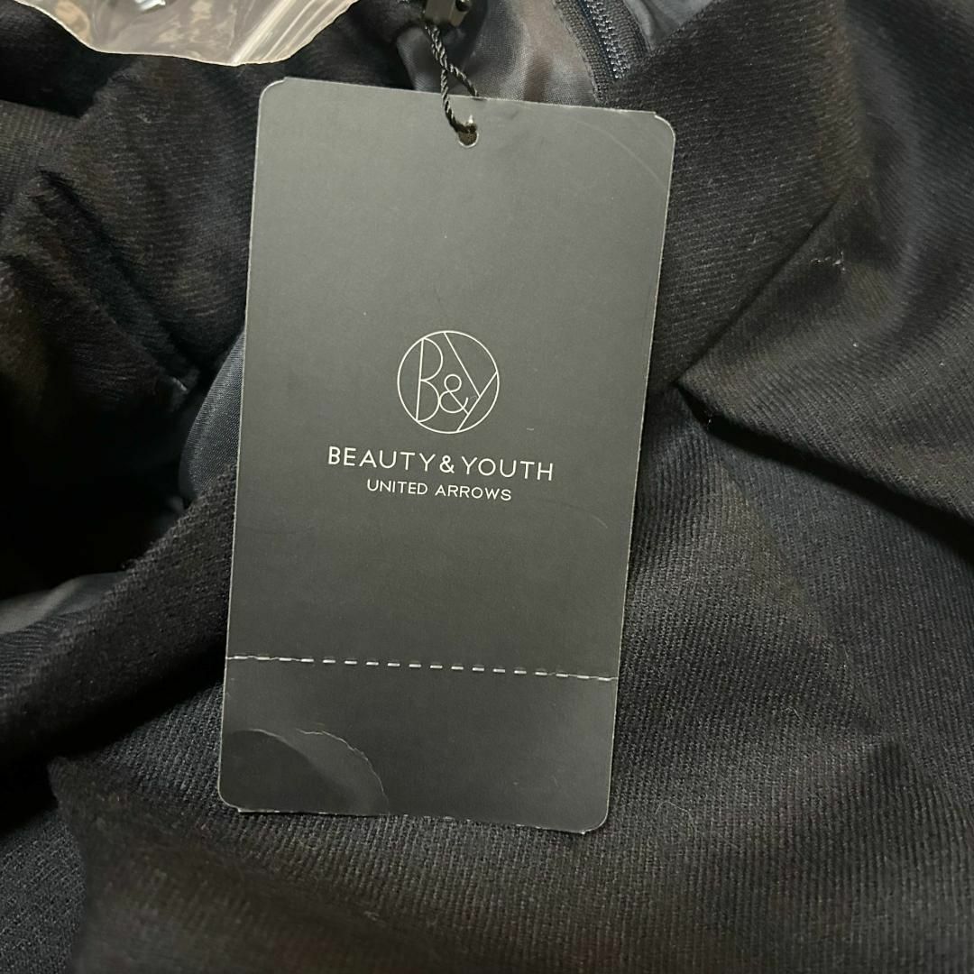 BEAUTY&YOUTH UNITED ARROWS(ビューティアンドユースユナイテッドアローズ)のタグ付 ビューティアンドユース ウール タック入りスカート F ネイビー ♪ レディースのスカート(ロングスカート)の商品写真