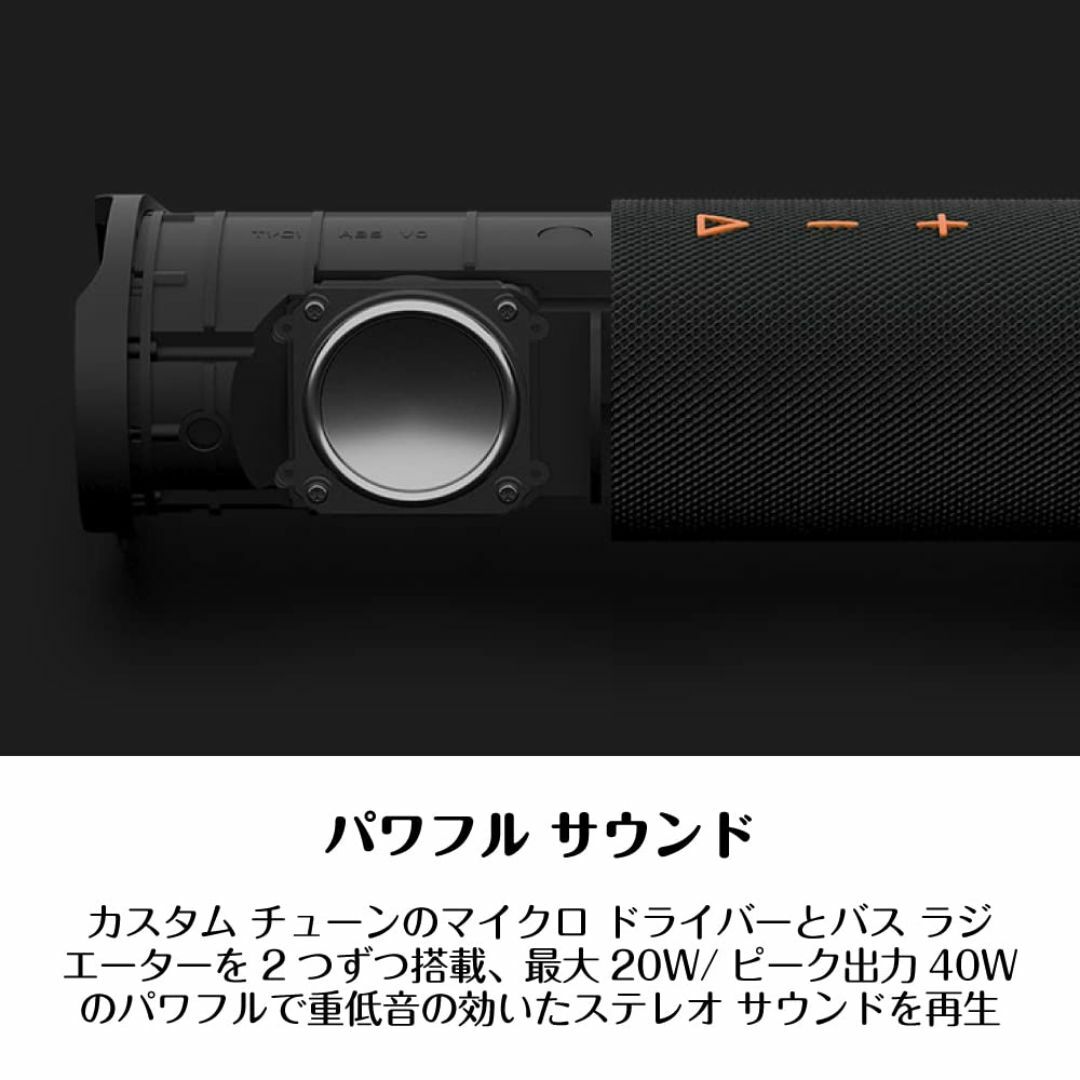 【色: グリーン】Creative MUVO Go グリーン IPX7 最大約1 スマホ/家電/カメラのオーディオ機器(スピーカー)の商品写真