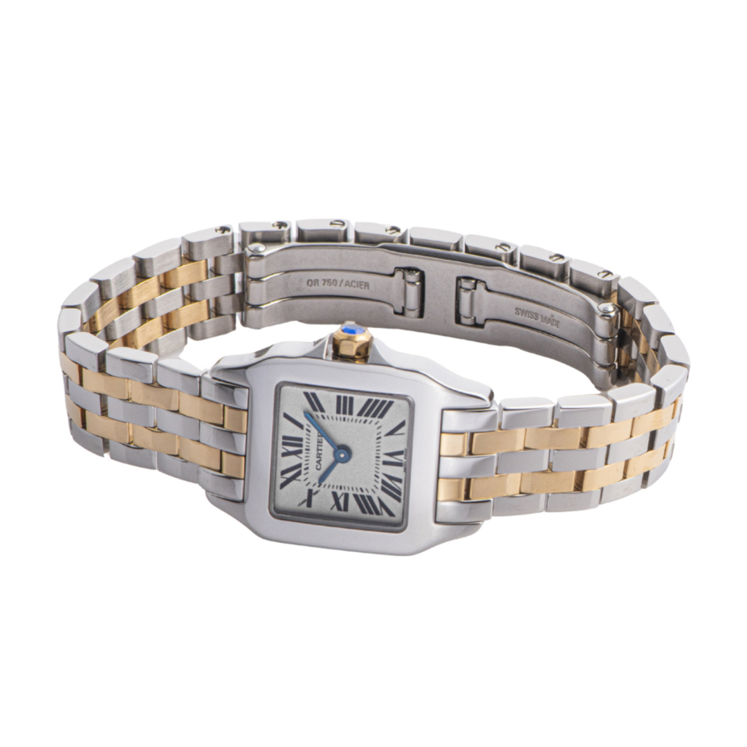 Cartier(カルティエ)のCARTIER カルティエ サントスドゥモワゼルSM W25066Z6【中古】 レディースのファッション小物(腕時計)の商品写真