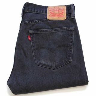 リーバイス(Levi's)のLevi'sリーバイス 505 ブラック デニムパンツ フェード w36 L29★SDP2496 ジーンズ ストレート ダメージ サークルR(デニム/ジーンズ)