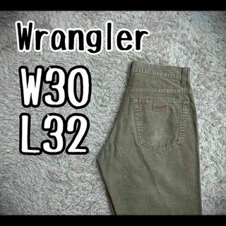 ラングラー(Wrangler)の【希少カラー】　ラングラー　コーデュロイパンツ　ブラウン　ロゴパッチ　ロゴタグ(その他)