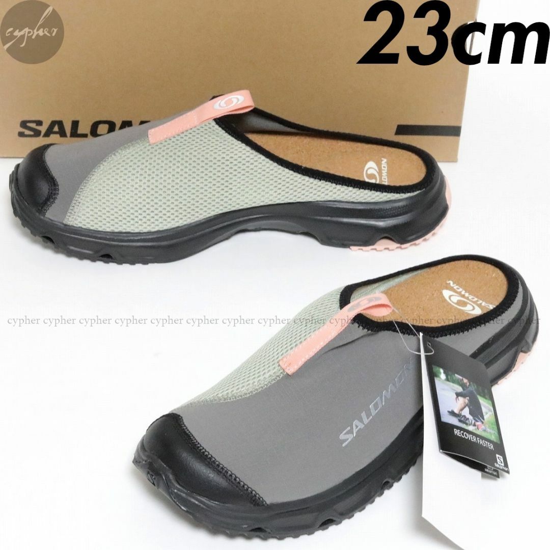 SALOMON(サロモン)の23cm 新品 SALOMON RX SLIDE 3.0 Pewter サンダル レディースの靴/シューズ(サンダル)の商品写真