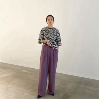 クラネ(CLANE)のCLANE BASIC TUCK PANTS(カジュアルパンツ)