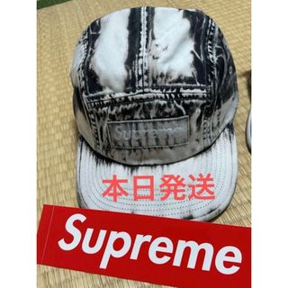 シュプリーム(Supreme)のSupreme Bleached Chino Camp Cap "Black"(キャップ)