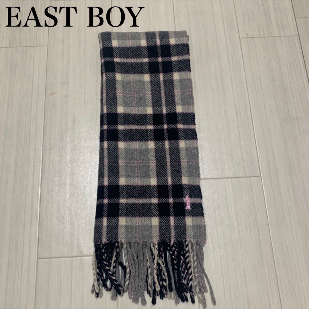 EASTBOY(イーストボーイ)のEAST BOY チェックマフラー レディースのファッション小物(マフラー/ショール)の商品写真