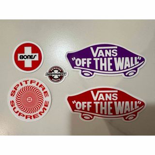 ヴァンズ(VANS)のスケートブランド ステッカー 5枚セット Vans BONES SPITFIRE(その他)