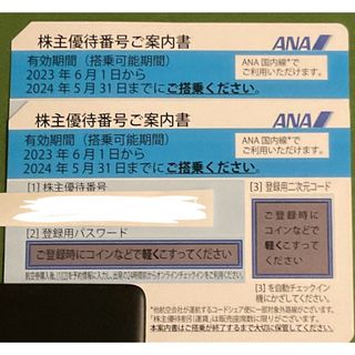 エーエヌエー(ゼンニッポンクウユ)(ANA(全日本空輸))の【送料無料】ANA株主優待券2枚(その他)