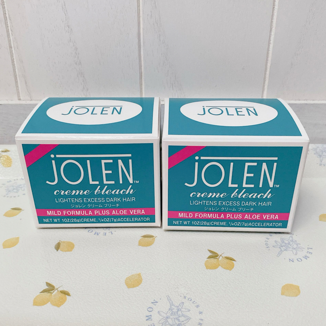 JOLEN JAPAN(ジョレンジャパン)のジョレン クリームブリーチ（クリーム状脱色剤）2個 コスメ/美容のヘアケア/スタイリング(ブリーチ剤)の商品写真