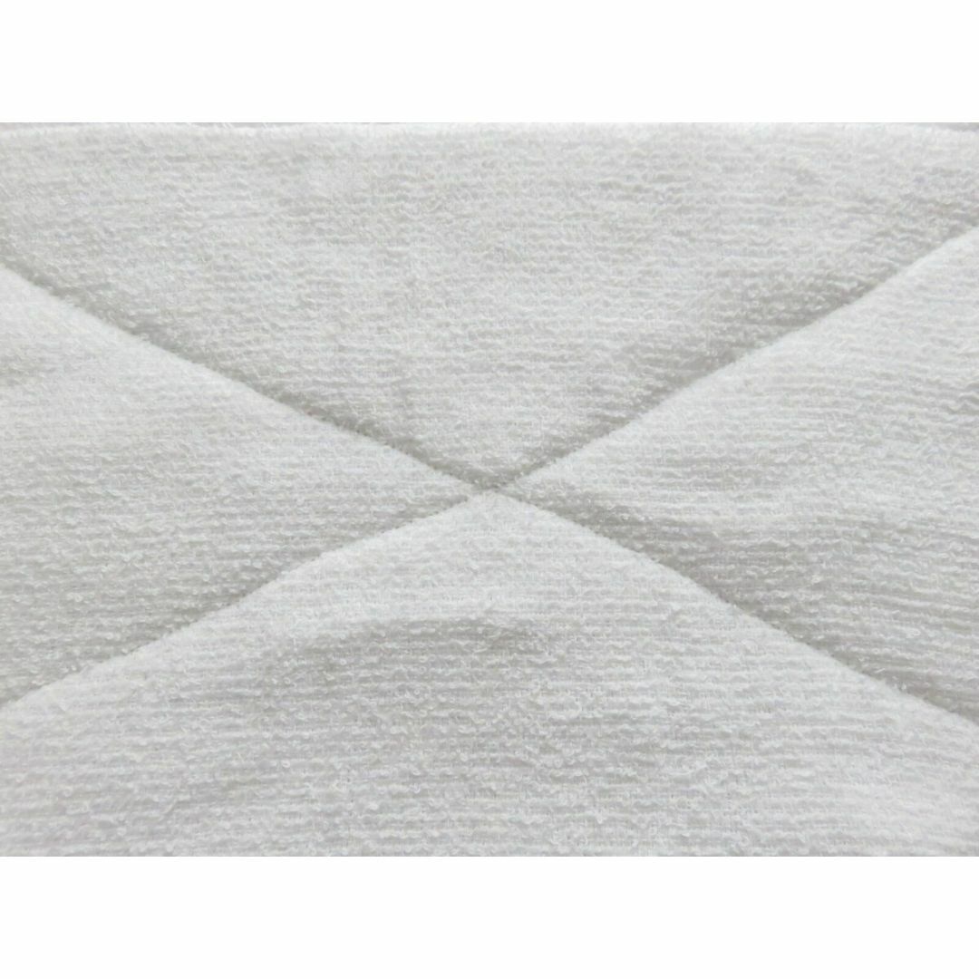 白の手作り雑巾☆フェイスタオル四ッ折りサイズ１枚入り約35×20☆ぞうきん☆ ハンドメイドの生活雑貨(その他)の商品写真