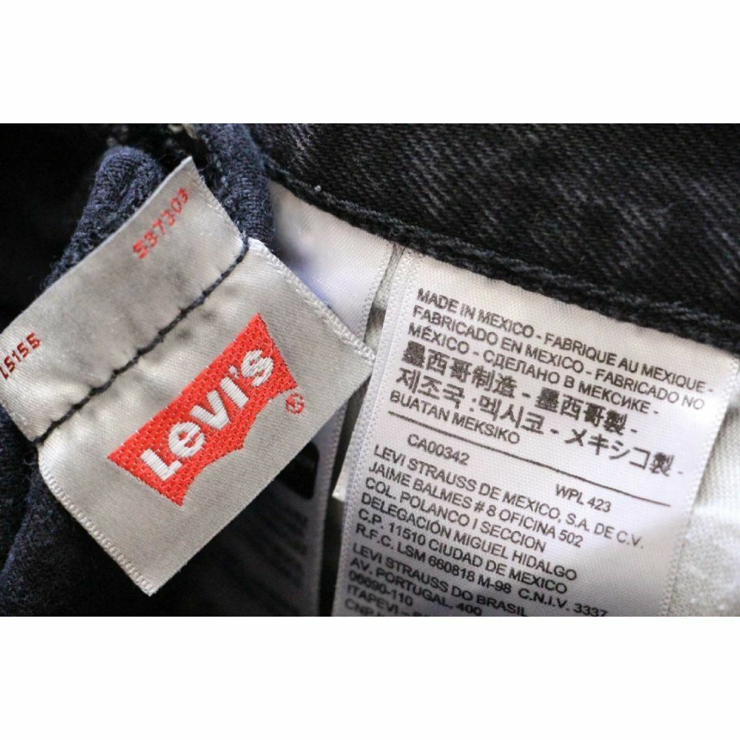 Levi's(リーバイス)のメキシコ製 Levi'sリーバイス 501 ストレッチ ブラック デニムパンツ w40 L30★SDP2493 ジーンズ ストレート ビッグサイズ メンズのパンツ(デニム/ジーンズ)の商品写真