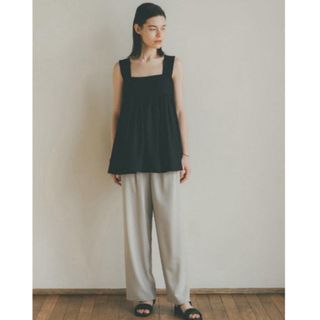 クラネ(CLANE)のCLANE BASIC TUCK PANTS(カジュアルパンツ)