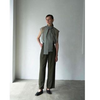 CLANE BASIC TUCK PANTS