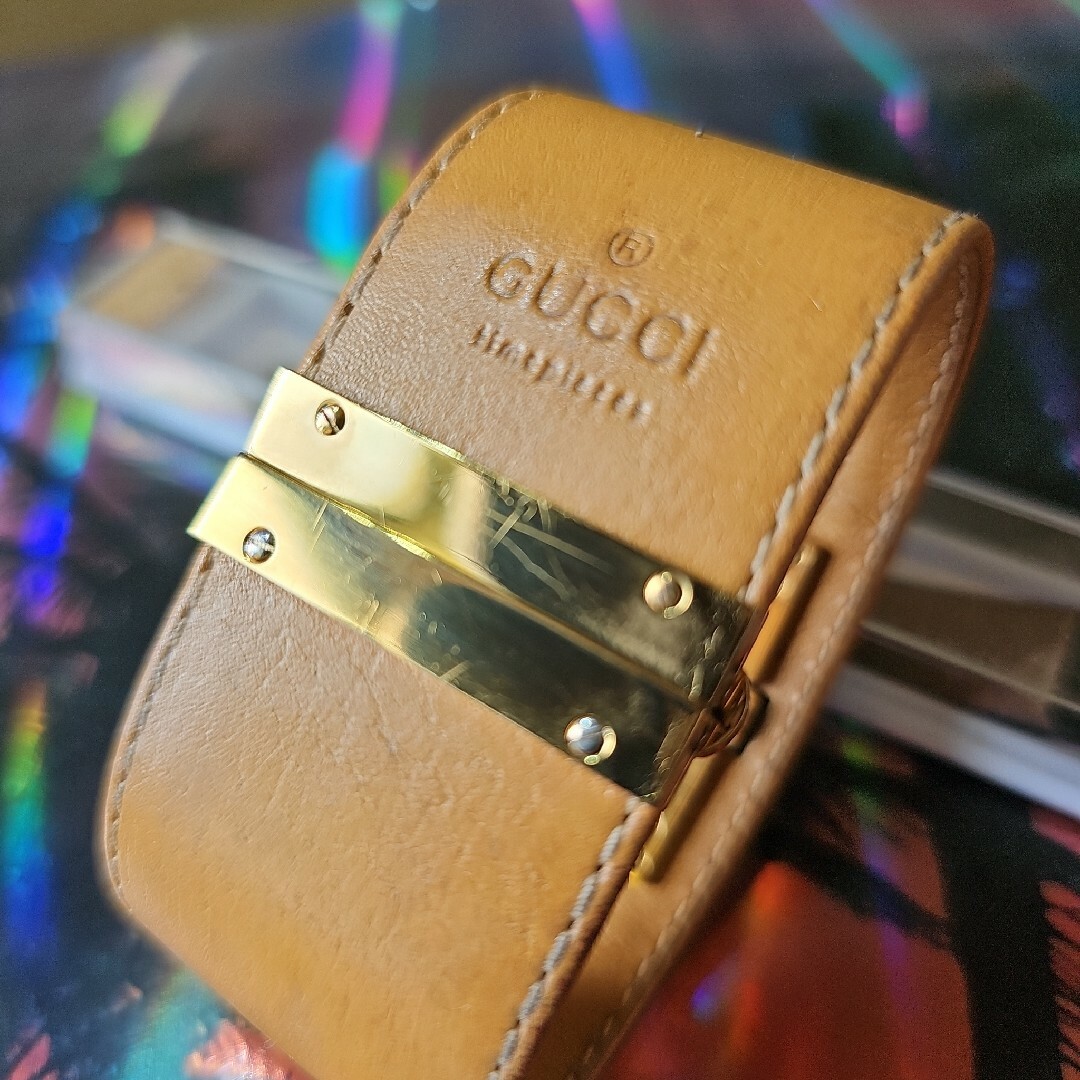 Gucci(グッチ)の⭐【美品希少レア】グッチGUCCI7800Lバングル腕時計(新品電池稼働品) レディースのファッション小物(腕時計)の商品写真