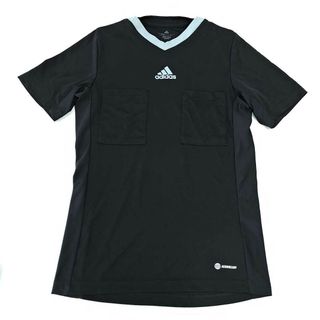 アディダス(adidas)のアディダス 22 ジャージー 半袖 レフリー 審判 シャツ M ブラック HF5973 メンズ ADIDAS ユニフォーム サッカー フットサル ドライシャツ(ウェア)