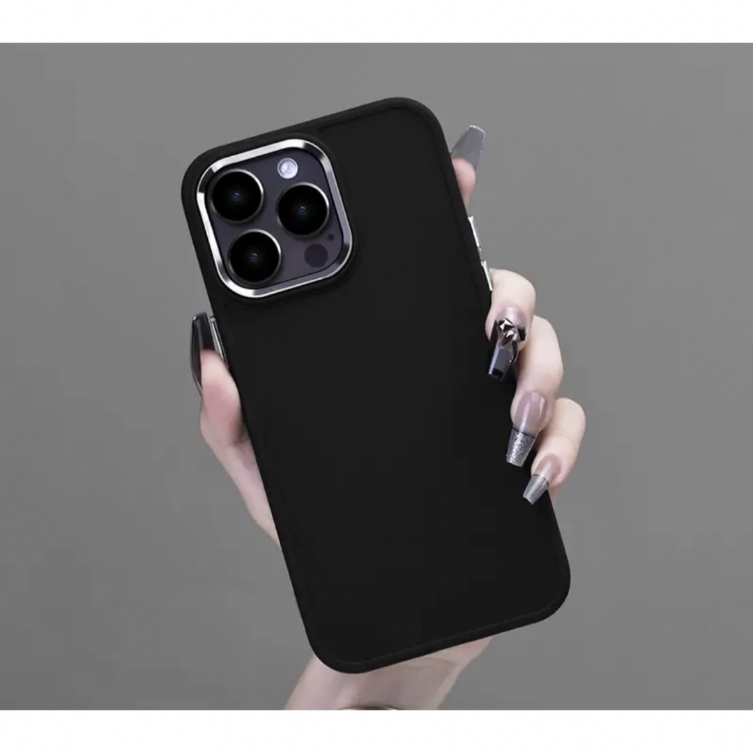 値下げ 未使用品 iPhone 15 ケース 黒 ブラック メッキ ソフト 値下げ 未使用品 iPhone 15 ケース 黒 ブラック メッキ ソフト
